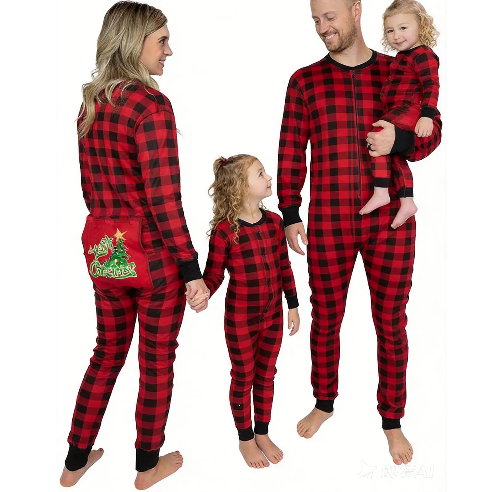 Babamoon Matching Christmas Pajamas for Familes, Onesie PJs | Pajamas For Men & Women, Kid PJS, Infant Onesies, Family Matching Christmas Pajamas