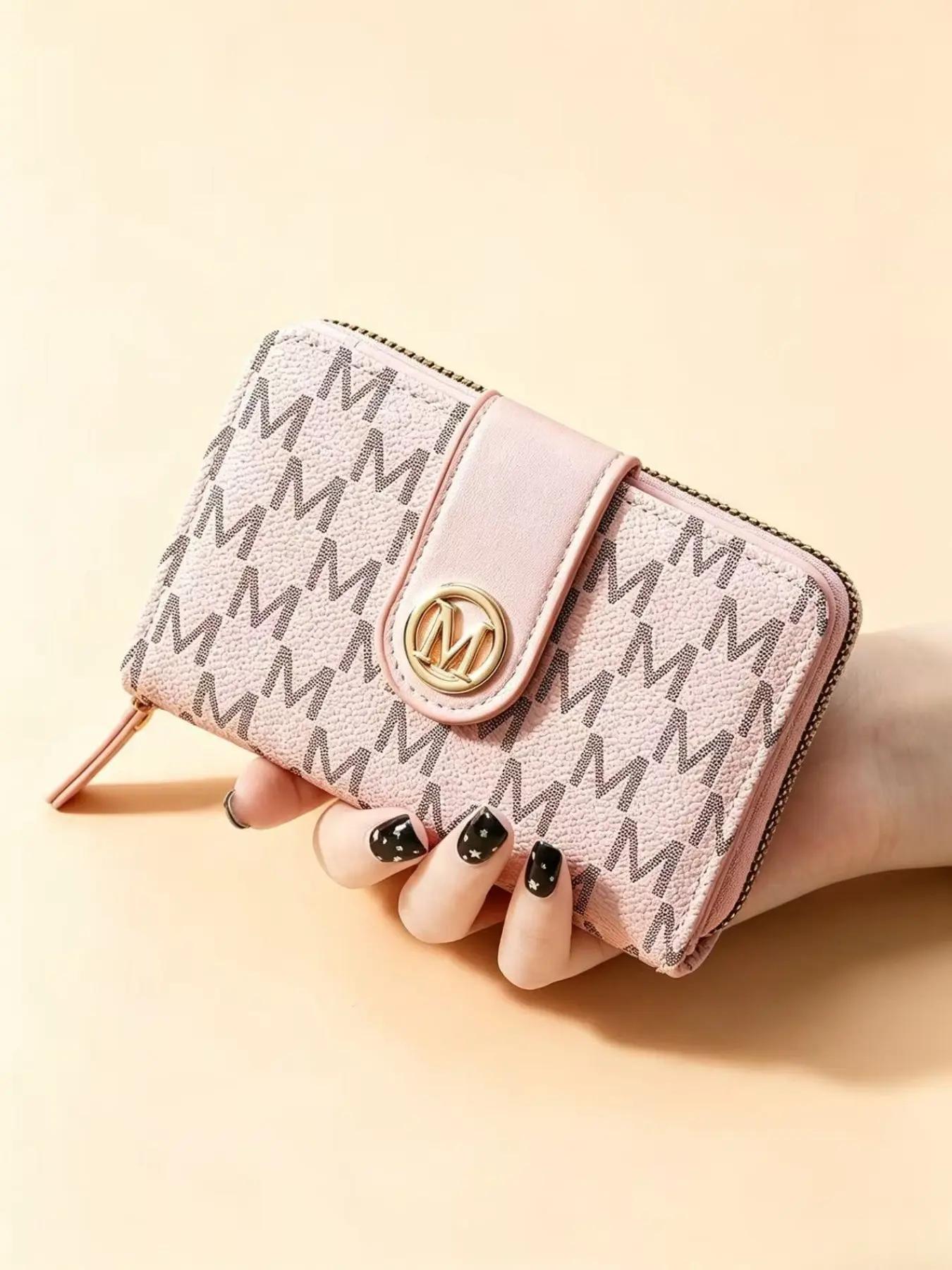 Women's Fashion M-Print Wallet, PU Card Holder, Large Capacity Multi-Card Holder, Perfect for Daily Use, Ideal Gift for Holidays, Cardholder