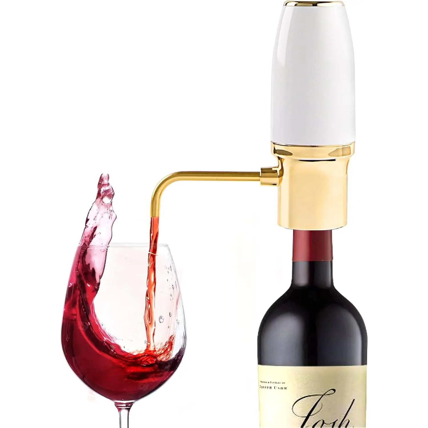 USB Rechargeable Electric Wine Aerator Pourer - Automatic Wine Decanter Dispenser for Wine Lovers
