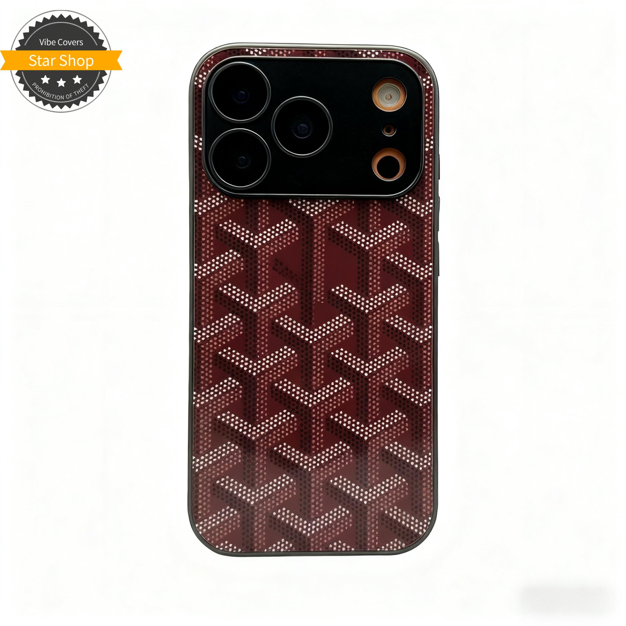 Trendy Full Coverage with Lens Protector IP 17 Pro Max Glass Back Panel 16 Pro Phone Case 15 Light Luxury/14/13 Acrylic Crystal Clear Protective Casing