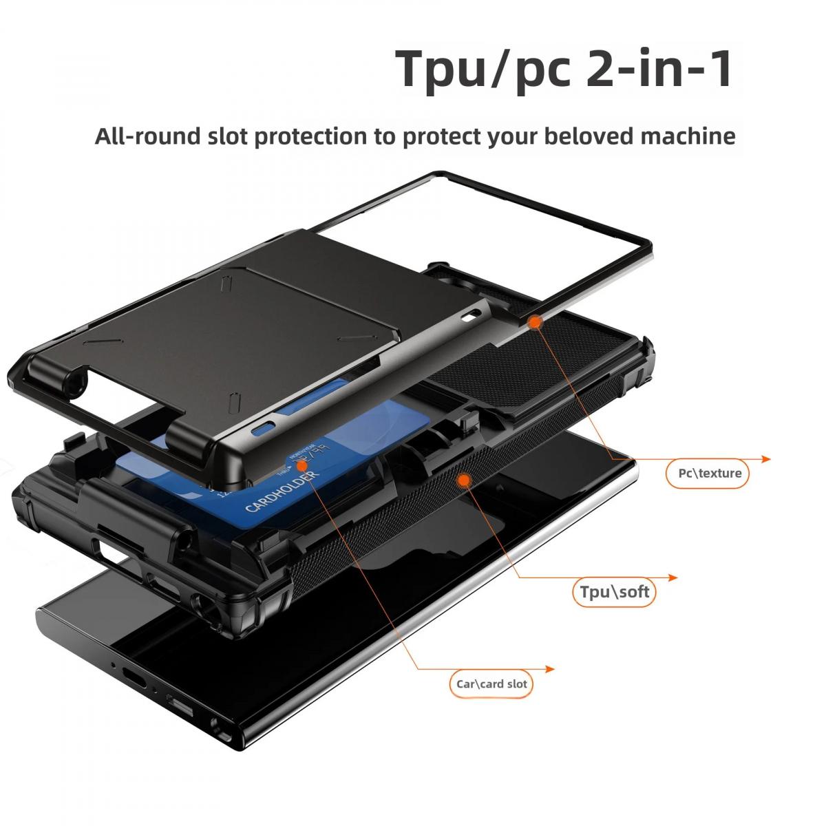 Phone Case For Samsung Galaxy S24 S23 FE S25 S26 Ultra S22 S21 Plus A17 A16 A06 A15 A25 A35 A55 Wallet With Card Holder Cover