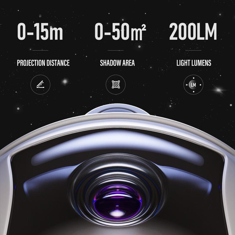 Galaxy Projector Light, Mini Astronaut Nebula Projector LED Lights for Bedroom, Starry Night Projector with Remote Control for Playroom Home Theater, Gift