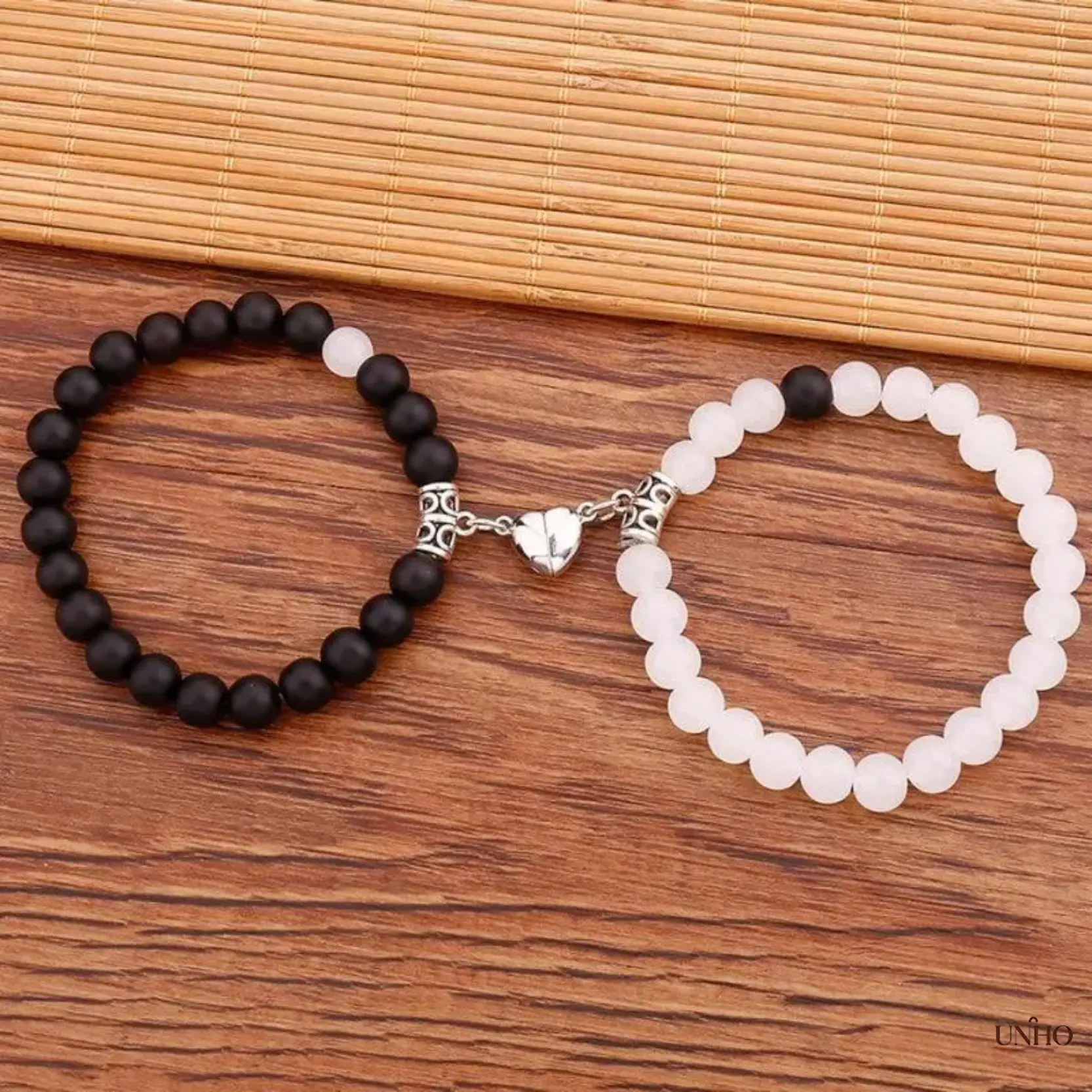 2026 Upgraded Magnetic Heart Lock Couple Bracelet Set, Minimalist Matching BF GF Sports Wristband, Cute Personalized Gift For Girlfriend Valentine Black Friday Thanksgiving All Season Gifting