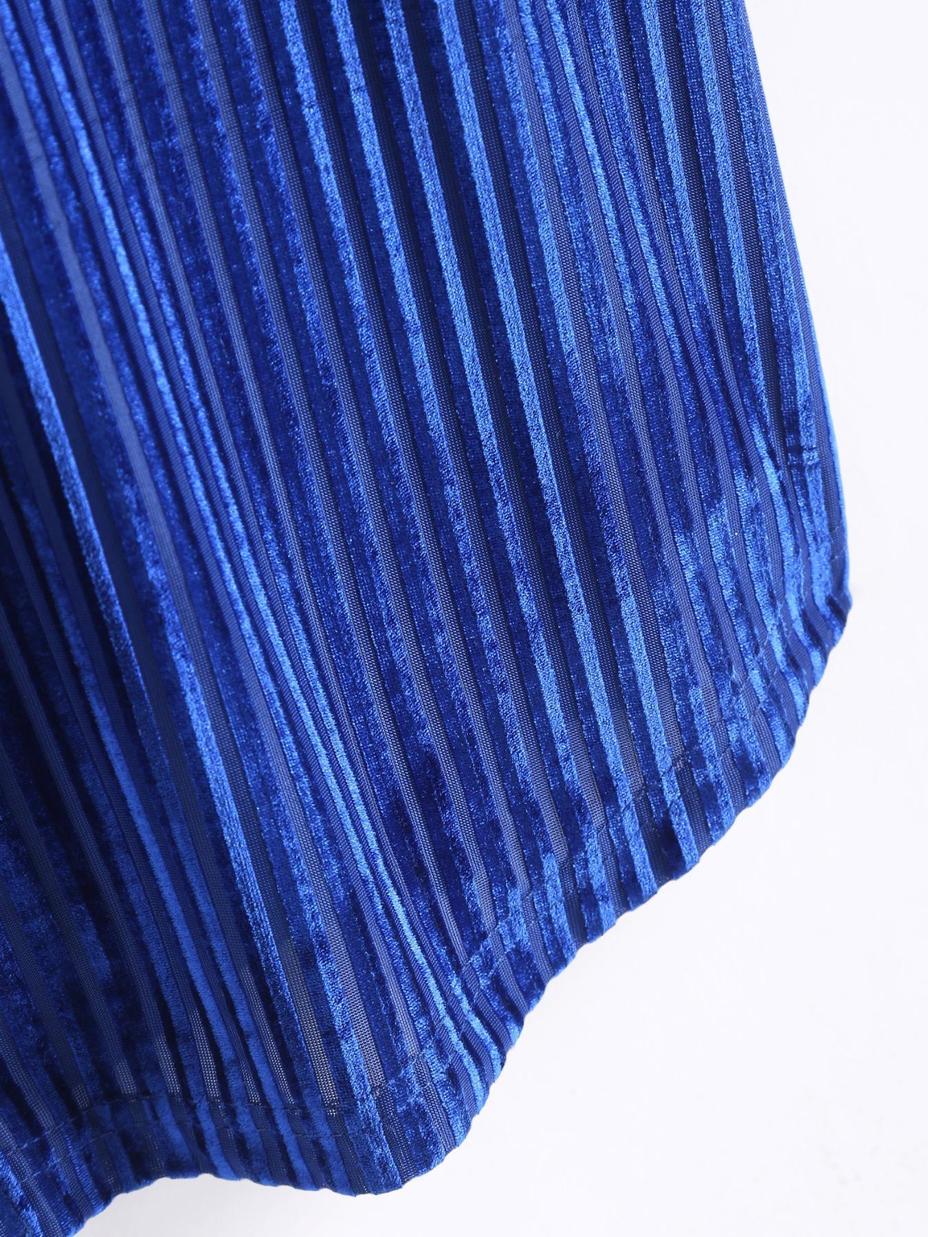 Men's Velvet Drawstring Gemstone Blue Short Sleeve Shirt, Plaid Fabric, Soft Comfortable Material, Casual Style, All Seasons