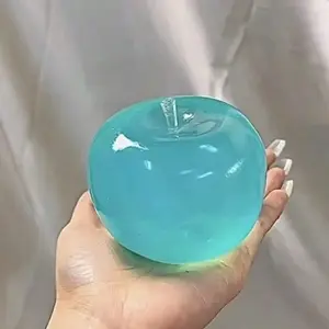 Crystal Apple Squishy Toy, Squish Balls, Soft, Ultra-Thin Smooth Texture, Stress Relief Ball, Sensory Fidget Relief, Sensory Toy, Office Gift, Desktop Decor