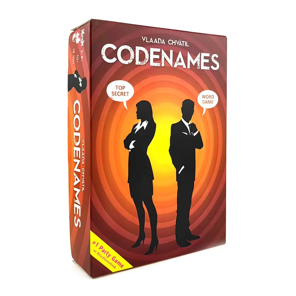 Codenames Board Game, Top Rated Party Word Game for 2-8 Players, Family & Friends Multiplayer Board Games Night Boardgame