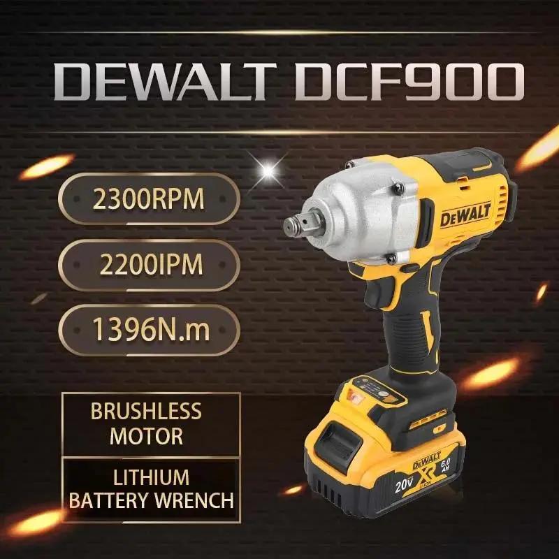 DEWALT DCF900 Impact Wrench 1/2" Inch High Torque With Hog Ring Anvil 20V Brushless Cordless Wrench Dewalt Power Tools