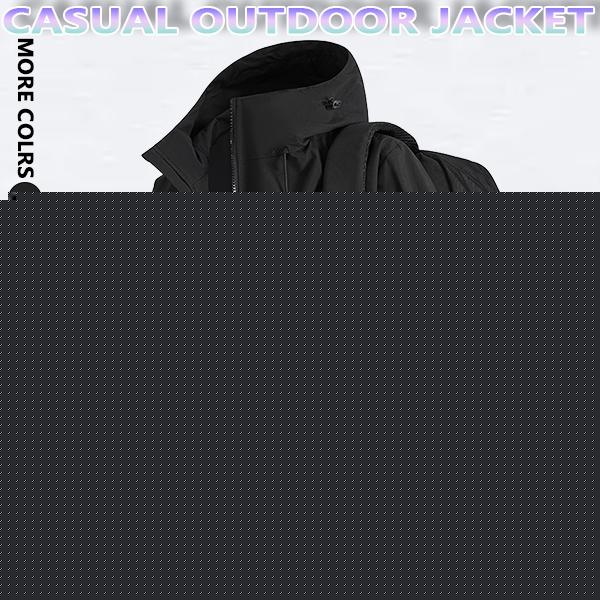 Autumn and Winter hooded casual men's Outdoor Jackets,  Windproof and wear-resistant color-blocked jacket, couples' style winter coat, outerwear top. SpringStatements