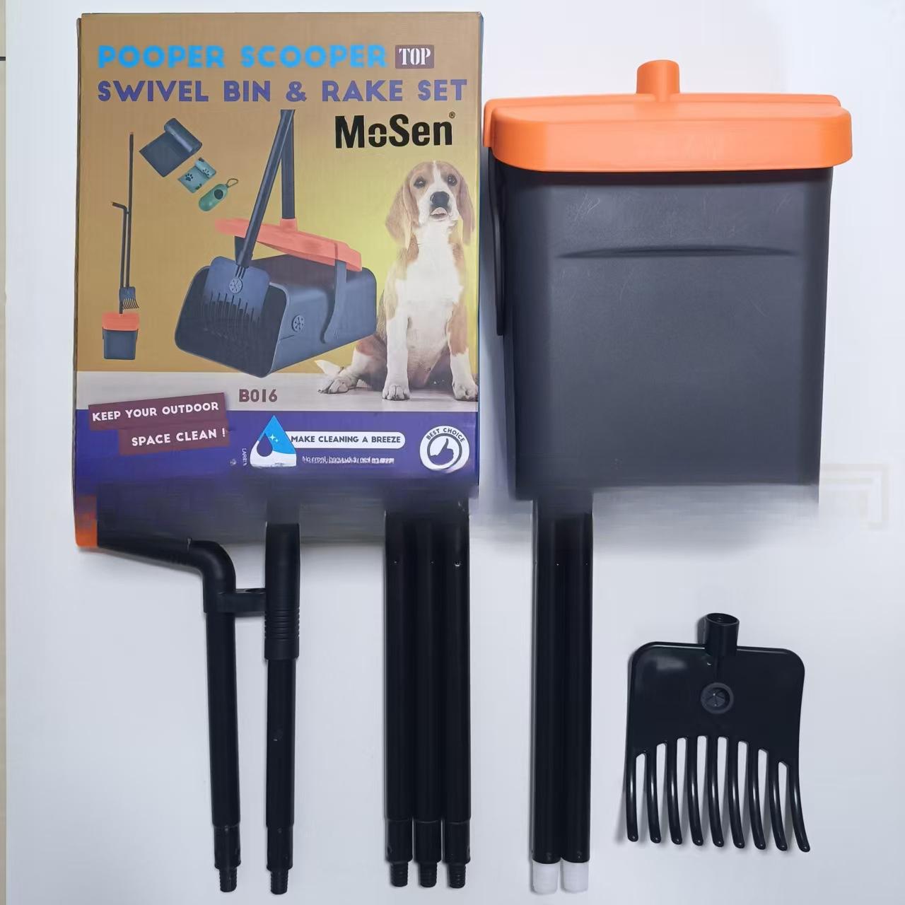 Pet waste picker for outdoor use, suitable for adult dogs and puppies, dog walking poop scooper