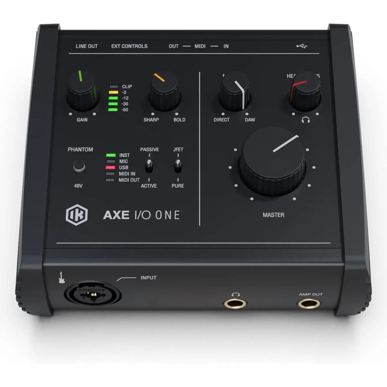 I/O  - Professional USB Audio Interface with Z-TONE  guitar tone shaping, AmpliTube and TONEX software included, high-resolution recording studio equipment