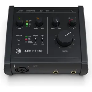 I/O  - Professional USB Audio Interface with Z-TONE  guitar tone shaping, AmpliTube and TONEX software included, high-resolution recording studio equipment