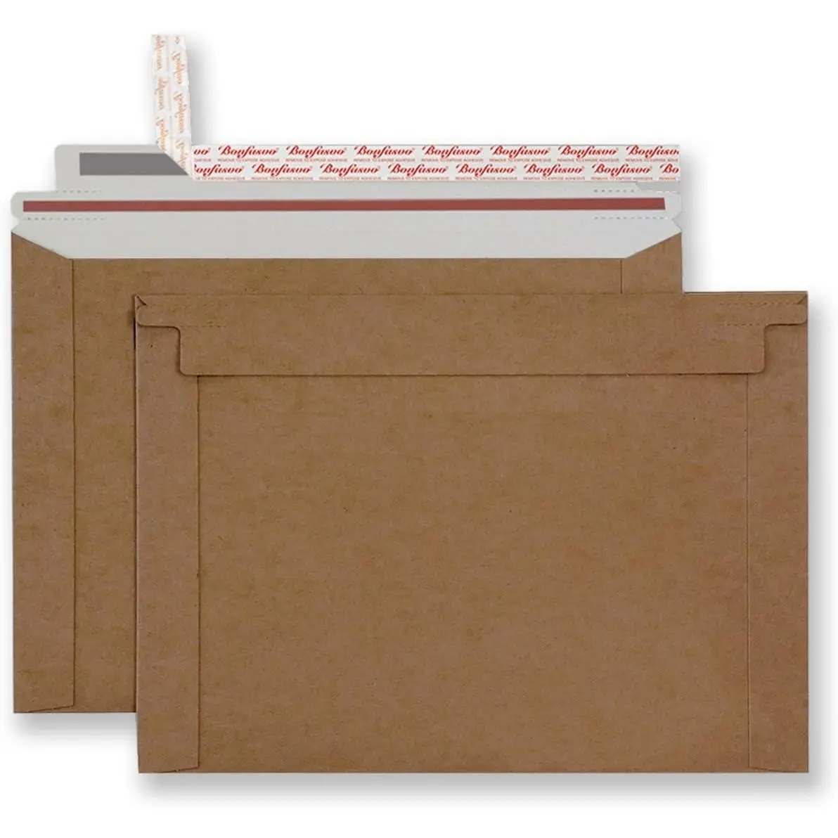 Rigid Mailers 30 Pack 10 x 13.5 inches Brown Self Seal Stay Flat Bulk Cardboard Kraft No Bend Mailers Peel and Seal for Document Photos Pictures Papers Files CD