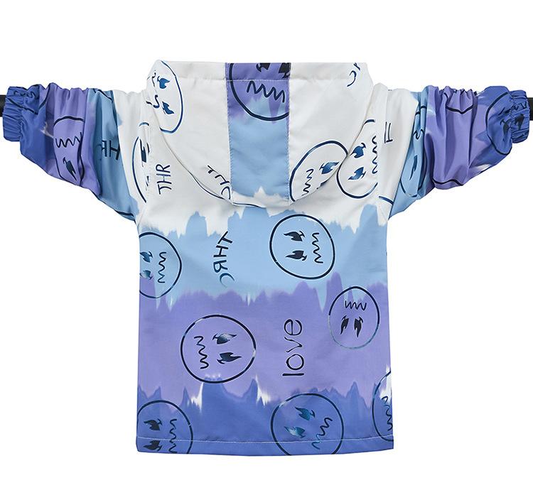 (New)Kids Boys' Spring Autumn Thin Windbreaker - Lightweight Fashion Jacket for to Medium Size Boys, Casual Stylish Outerwear, Breathable Seasonal Coat, Easy Care Polyester Fabric