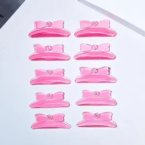 Bow eyelash lift pads, used when eyelash lift, 5 pairs/box of self-adhesive material, Makeup Tools, Makeup Accessories, elastic, soft and malleable, 5 sizes for most length of eyelashes, suitable for salons and DIY, easy to clean and reuse