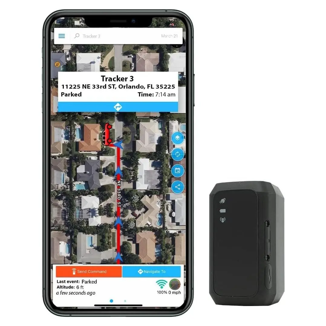 3.0 GPS Tracker with Real-Time Vehicle Tracking, 1+ Month Battery LifeGift