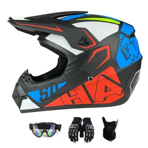 Unisex Off-Road Helmet, 33*26cm, All Year Round Use for Downhill Bike, ATV, Go Kart Teen Riding (Automotive & Motorcycle Accessory)