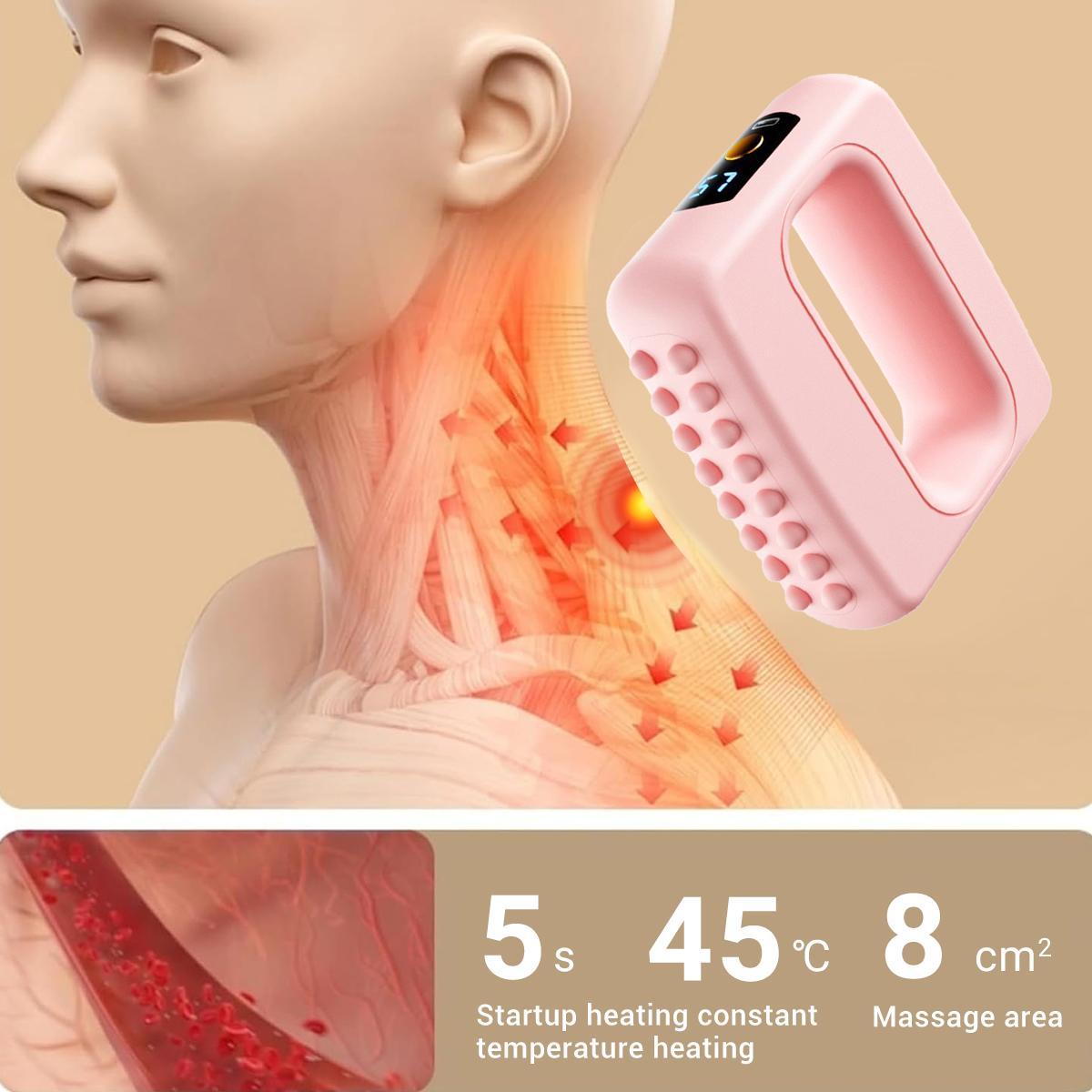 2026 Fascia Ring Massager - Cordless Rechargeable for Waist & Back Muscle Recovery | Ergonomic Electric Portable, Full-Body Relaxation Gift