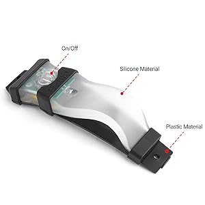 Tactical Helmet Light, Personal Identification Marker Survival Safety Signal Light with Constant/Strobe Task Lamp for Hunting Fishing Hiking Cycling