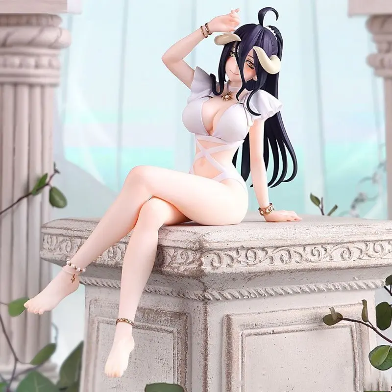 Overlord Ymir Knit Skirt Figure, 22cm Tall, Detailed Angled Hair, Gold Bracelet, Boots, PVC Material, Anime Collectible