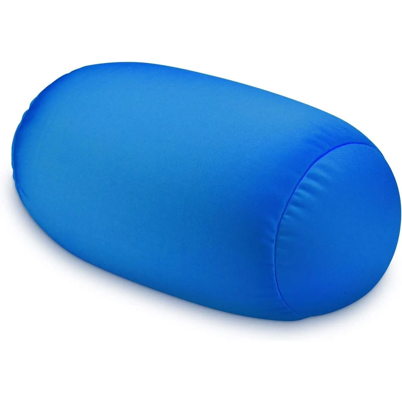 Squishy Microbead Neck Pillow (Sky Blue), 7" x 12" Soft Bean Pillow for Kids & Adults, Ideal for Travel, Bed, Car Seat, Chair Sleeping, Dorm Room Use