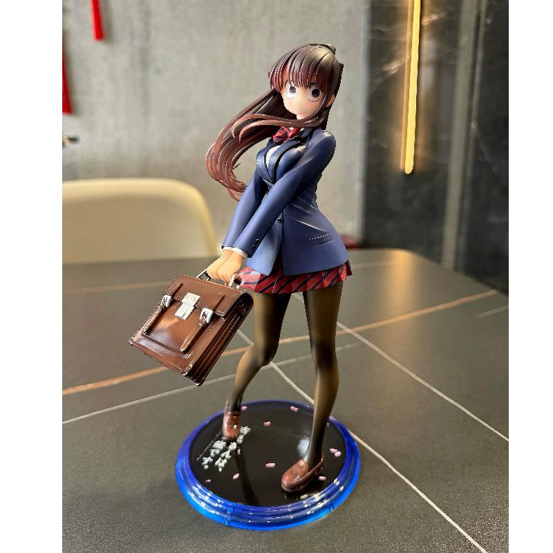 25cm Komi Can't Communicate Komi Shouko Figure Uniform Style Bishoujo PVC Statue Desk Decor Collectible Toy Fan Gift Xmas Gift