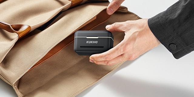 HOLIDAY HAUL!KUKIHO Wireless Lavalier Microphone with Charging Case – 164ft Range, 72H Battery – for iPhone, Android, iPad, Laptop – Clip-on Mic for Video, Interview, Vlog