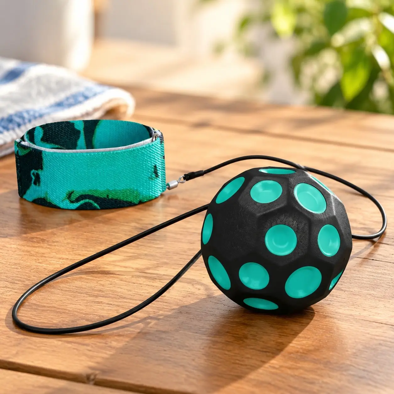 Bounceback Returning Black and Blue Moon Ball Hyper Bouncy BallsGift