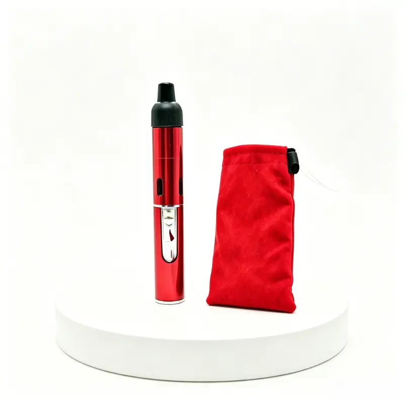 Portable 2-in-1 Metal Pipe Torch Lighter, Aromatherapy Tool Built with Volcanic Stone Filter Core for Daily & Outdoor Application