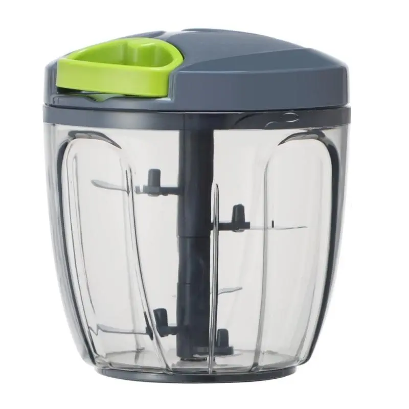 1 Count Manual Food Chopper, Vegetable Cutter, Portable Hand Pull String Garlic Mincer Onion Cutter, BPA Free Food Safe Material, for Veggies, Ginger, Fruits, Nuts, Herbs, etc.