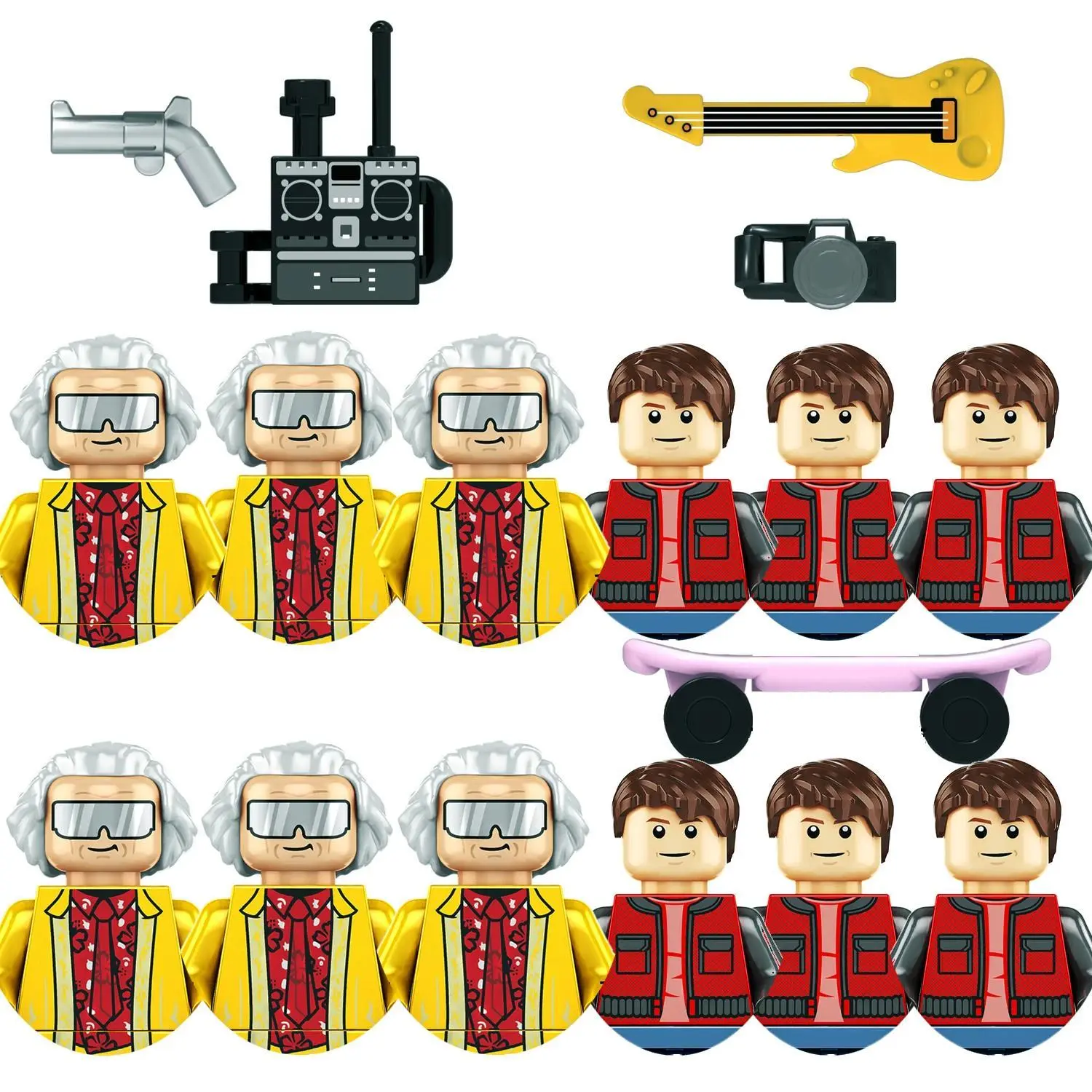Movie Bricks For Toy Gifts John Wick Building Blocks BACK TO FUTURE DIY Mini Actiion Figures Minifigures