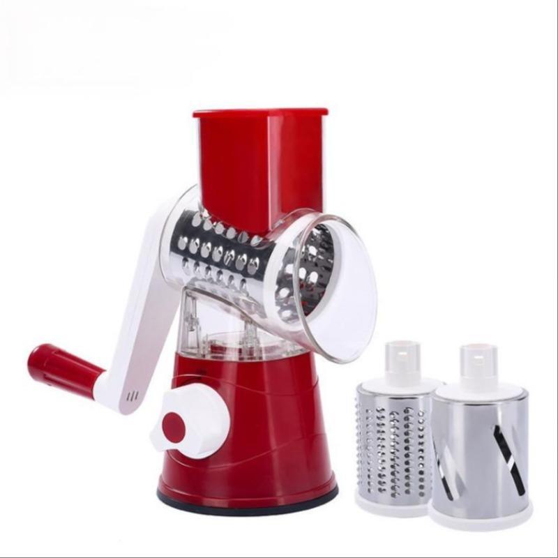3 in 1 Manual Rotary Cheese & Vegetable Potato Grater, 1 Count Multifunctional Vegetable Chopper with Handle, Kitchen Utensils & Gadgets 3 in 1 Manual Rotary Cheese & Vegetable Potato Grater, 1 Count Multifunctional Vegetable Chopper with Handle, Kitchen Utensils & Gadgets