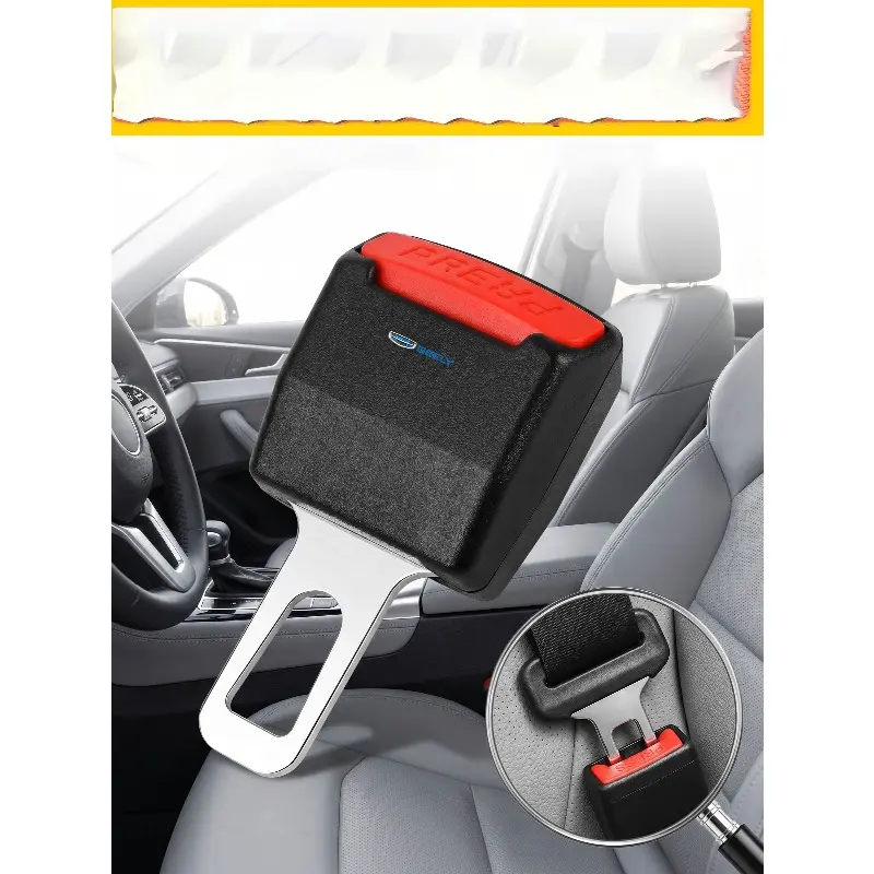 Child Car Seat Compatible Car Seat Belt Clip Extender Safety Seatbelt Lock Buckle Plug For Geely Coolray Emgrand Azkarra Monjaro Tugella Starray Okavango Preface Cityray GX3 Pro EX2 EX5 Geometry C