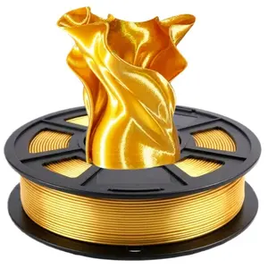 Silk Pla Filament 250g 1.75mm, Stable Feeding 3D Printer Wire, Eco Friendly Pla for Hobbyists, Daily Printing Consumables
