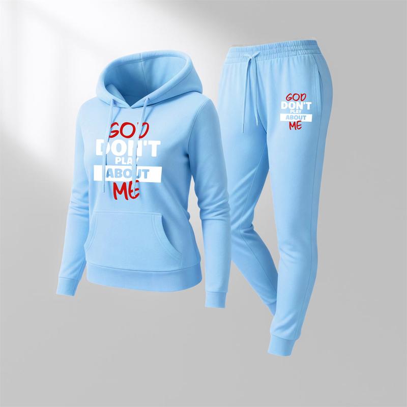 Women's GOD DON'T PLAY ABOUT ME Graphic Print Hoodie, Casual Sportswear, Long-Sleeved Hooded Jacket, Suitable for Autumn and Winter, Everyday Wear, Indoor and Outdoor Sportswear Set Women's GOD DON'T PLAY ABOUT ME Graphic Print Hoodie, Casual Sportswear, Long-Sleeved Hooded Jacket, Suitable for Autumn and Winter, Everyday Wear, Indoor and Outdoor Sportswear Set