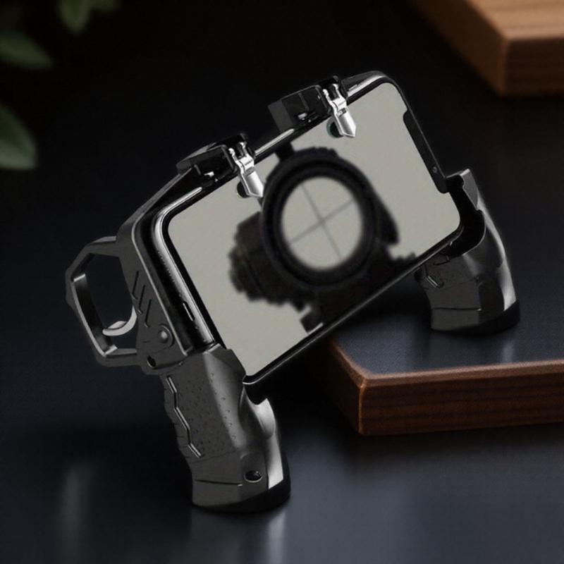 Portable Phone Game Controller, High Sensitivity Phone Gamepad, Mobile Phone Game Controller with Joystick Trigger, Mobile Phone Accessories for iOS & Android, Handheld Design, Console