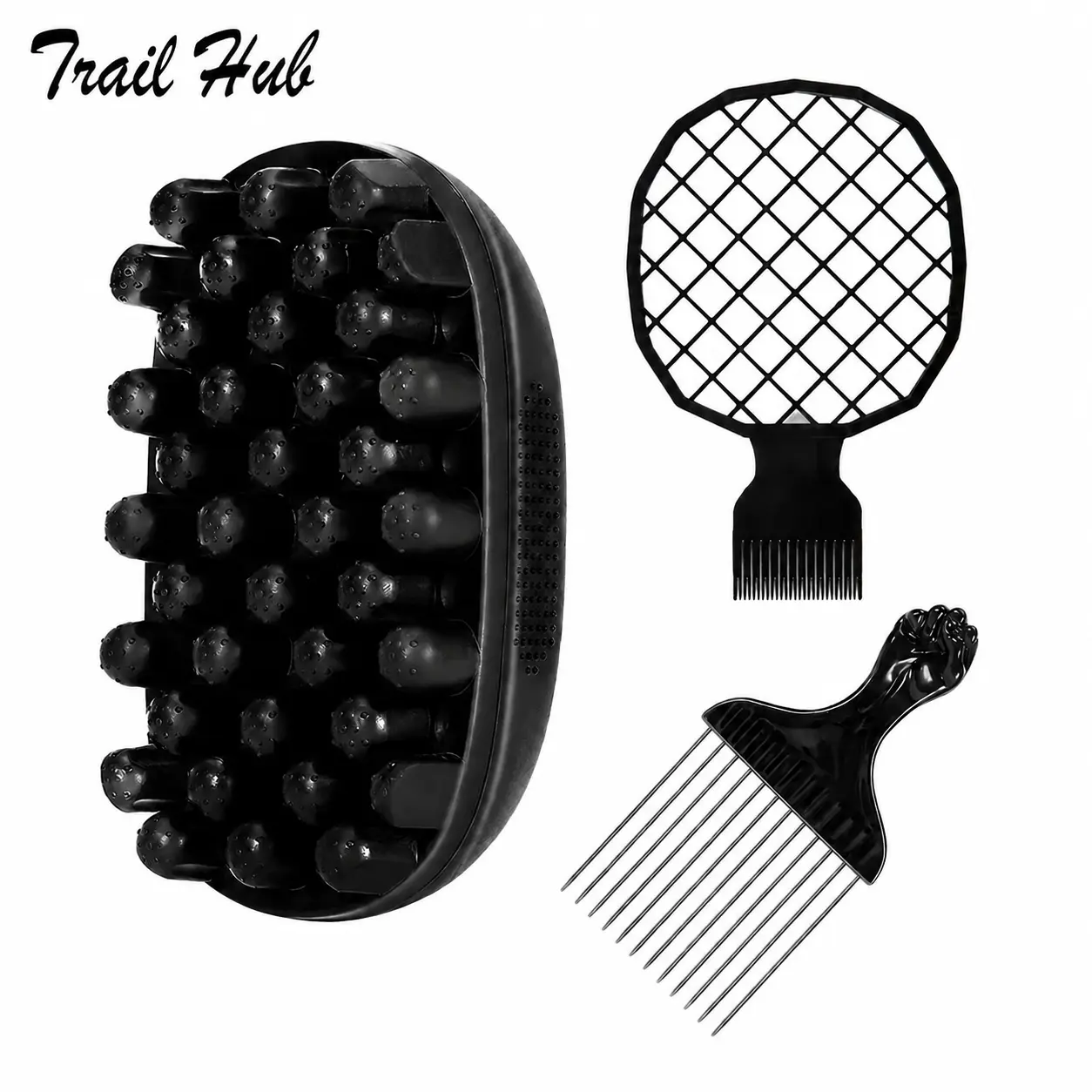 Ergonomic Rubber Curl Foam Sponge Designed for Type 4C Hair — Soft Yet Durable Texture Promotes Gentle Twist-Outs, Enhances Curl Definition, Minimizes Breakage, and Supports Low-Manipulation Styling for Daily Home Use or Professional Salon Applications