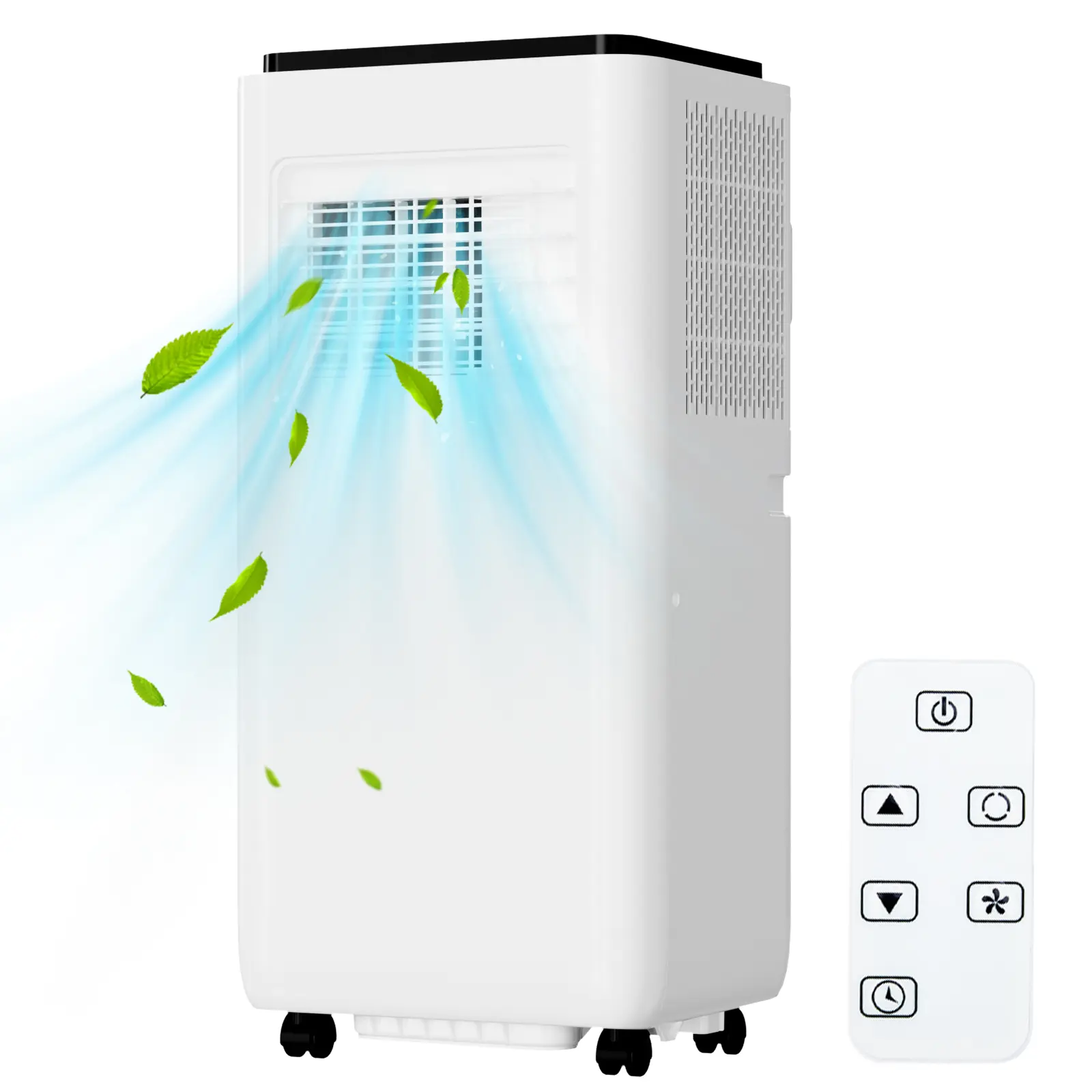 10,000 BTU Portable Air Conditioner – 3-in-1 AC Unit with Fan & Dehumidifier – Quiet Operation – 24H Timer – Remote Control – Fast Cooling for Rooms up to 450 Sq. Ft – Window Kit – Perfect for Bedroom or Office