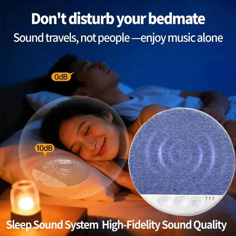 Mini Sleeping Bluetooth 5.4 Speaker Under Pillow Sound Machine With White Noise, 30/60/90 Min Timers, HiFi Stereo Sound Mini Sleeping Bluetooth 5.4 Speaker Under Pillow Sound Machine With White Noise, 30/60/90 Min Timers, HiFi Stereo Sound