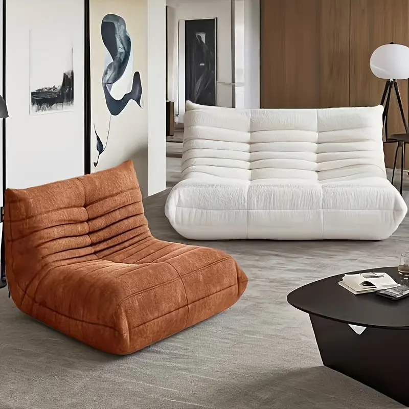 [Beanbag Sofa Chairs] Beanbag Sofa Chairs, Modern and Comfortable Beanbag Chairs, Floor-Length Couple Sofas, Armless Soft Sofa Beds, Teddy Tatami, Suitable for Various Room Types, Game Rooms, and Rooms.Flexible Placement