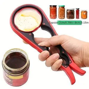 2pcs Multi-Functional Bottle Opener, Non-Slip Handle, Easy-To-Use for Elderly, Kitchen Tool, Perfect Gift, Portable and Essential