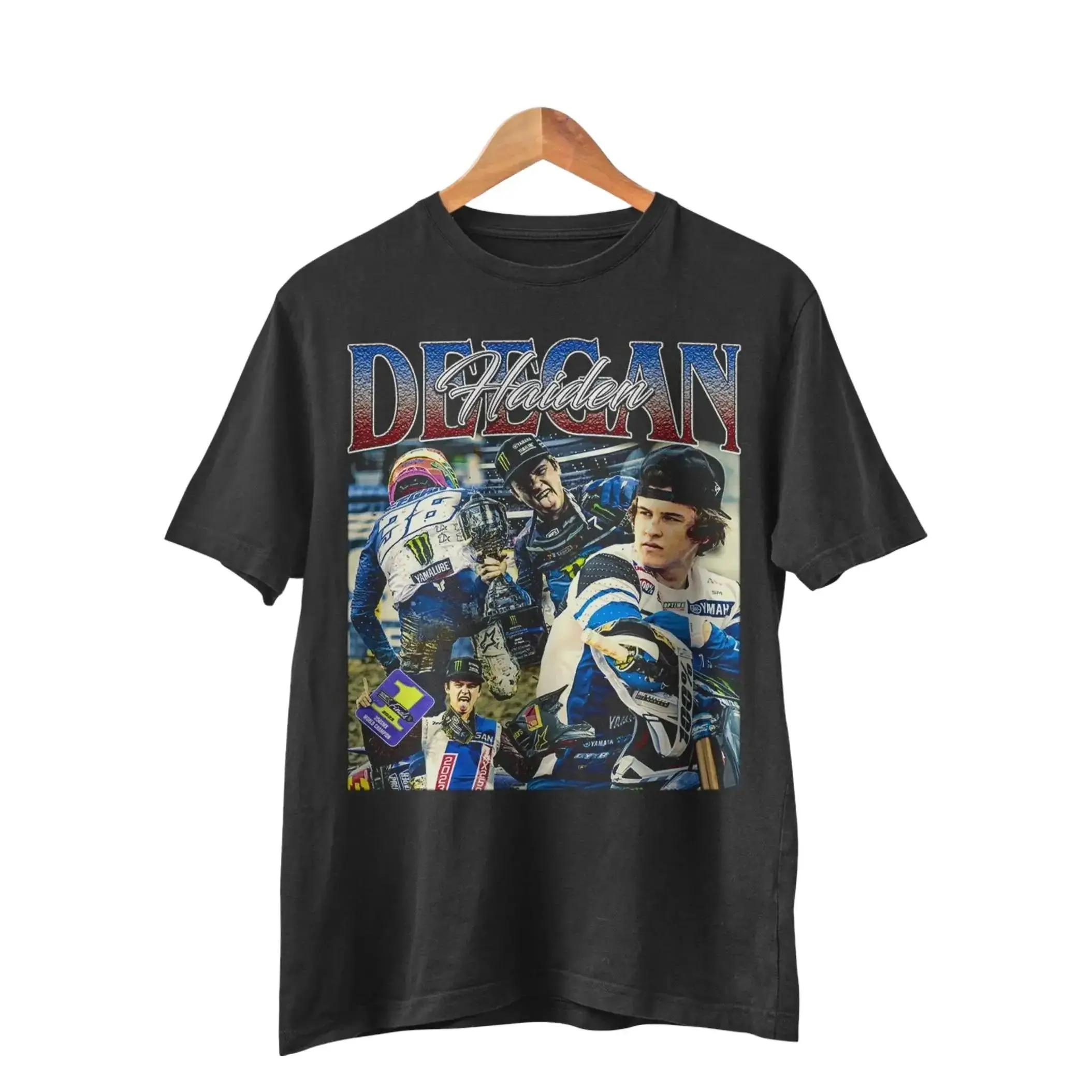 Vintage Motocross Racer Haiden Deegan Graphic T-Shirt Sweatshirt Hoodie Danger Boy Deegan Supercross Fan Gift Unisex Tee