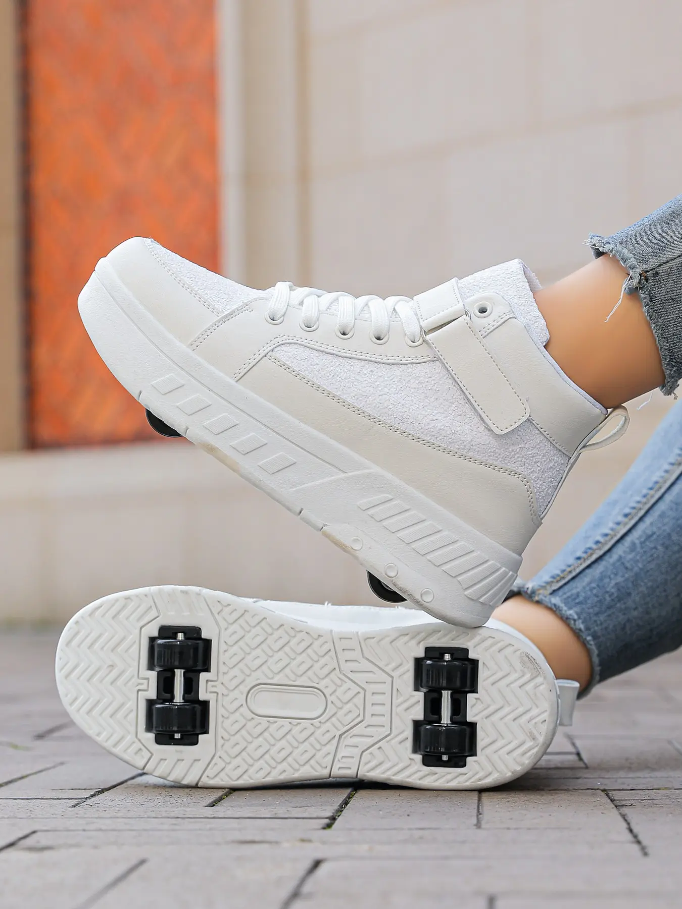 Advanced Inline Skates with Detachable Wheels, Fashionable Kids' Roller Skates, Comfortable Outdoor Sports Shoes, All-Season Design