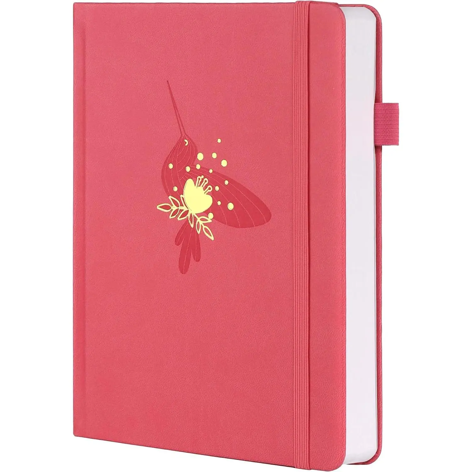 A5 Dotted Journal for Women Men, Dot Grid Notebook, 160 GSM Thick Paper, 192 Numbered Pages, Dotted Journal Notebook for Planner Organization, 5.8 x 8.2 in