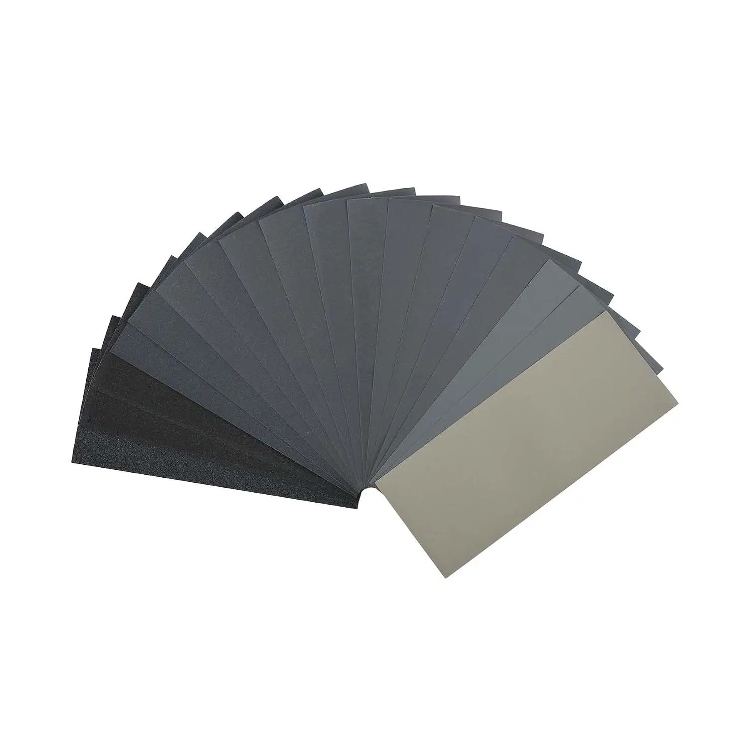 18 Pack Sandpaper - 12 Grits, 120 to 3000  Grit for Metal, , Automotive, and Furniture Sanding - Wet Dry Sand Paper