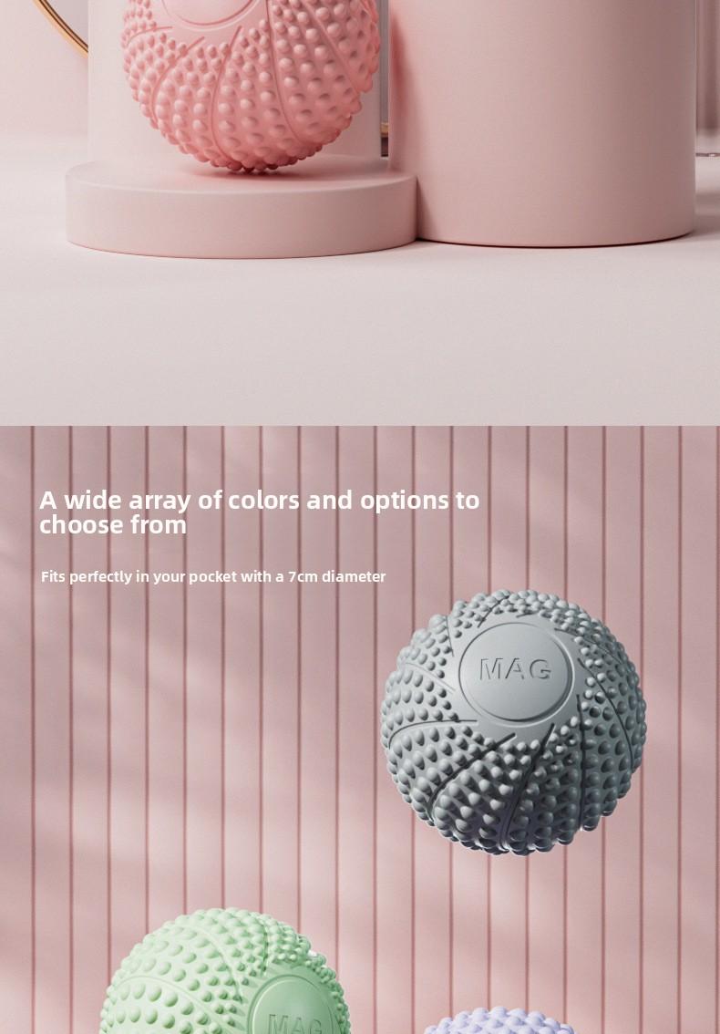 Customized fascia ball, peanut ball, silicone suction cup massage hedgehog ball, used for foot, back, and waist muscle relaxation and meridian massage