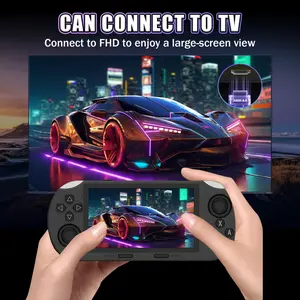 Rediscover the joy of your childhood! The SF3000 retro handheld game console features over 20,000 games, 14+ emulators, a 4.5-inch IPS HD screen, a dual-core processor, instant phone charging, and TV connectivity. It's both stylish and durable!