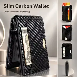 Anti Theft Aluminum Alloy Card Holder RFID Blocking Slim Front Pocket Wallet,Pocket Men’s Wallet, Holds Credit Cards, Bills & ID, Lightweight and Durable
