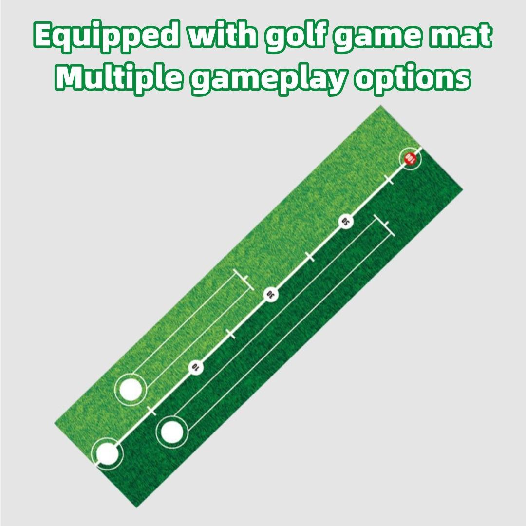 2-in-1 Golf Toy, 1 Set Indoor & Outdoor Golf Toy, Parent-child Interactive Game, Sports Toy for Kids, Birthday Gift for Boys & Girls