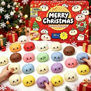 Adult Stress Relief Toy Mystery Dumpling Bag, Fidget Squishy Calendar Blind Box Surprise, Fun and Relaxing Gift Idea, Dumplings Stress Balls, Stress Ball Fidgets, Dumpling Squishies