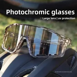 Outdoor riding gradual change color sunglasses, sports windproof dust goggles, colorful sunscreen sunglasses